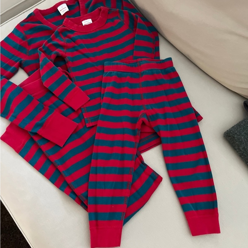 Hanna Andersson Matching Mommy & Me Striped Pajamas XS/90(3) - Picture 2 of 4